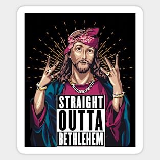 Straight Outta Bethlehem Sticker